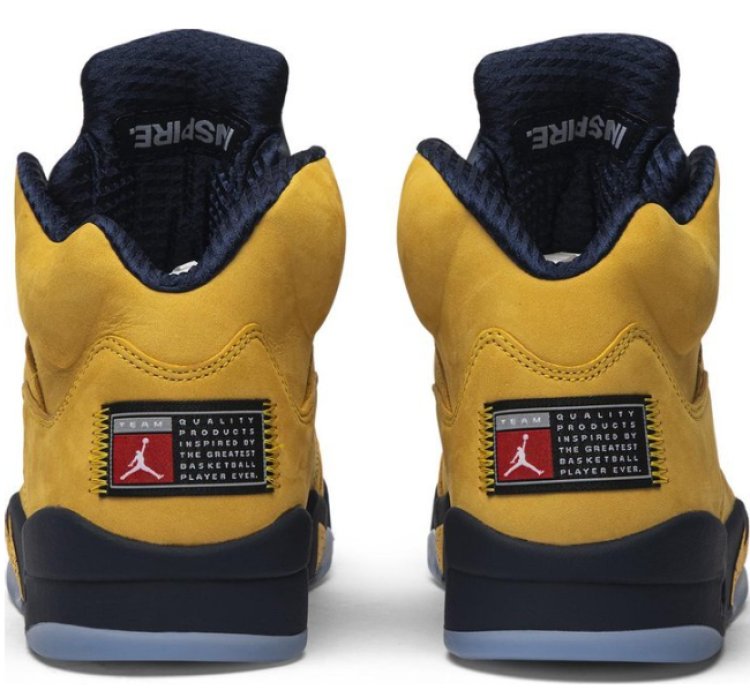 Mens Wmns Air Jordan 5 Retro SP Michigan CQ9541 704