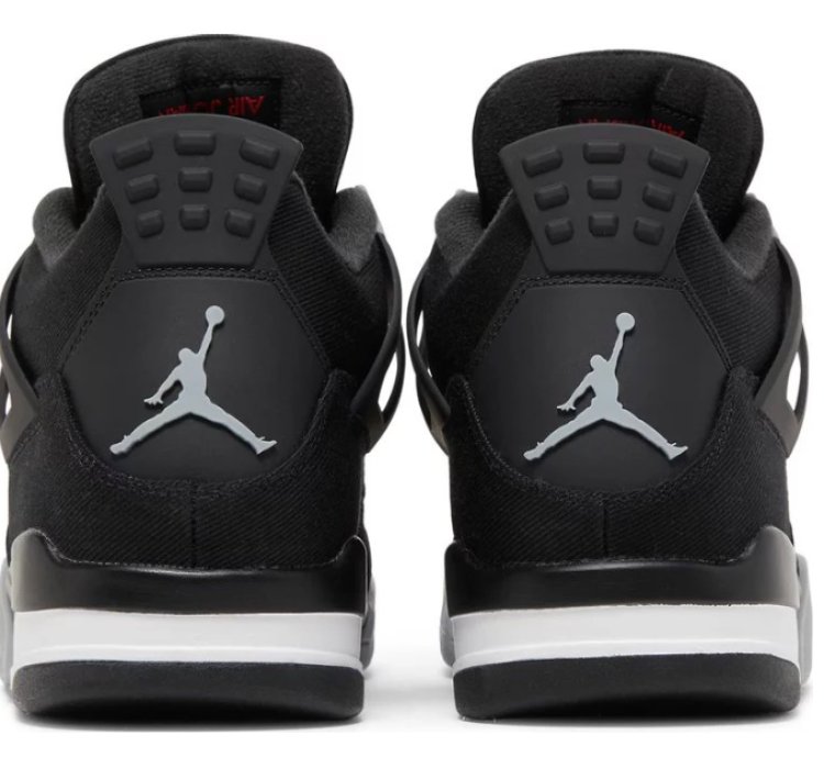 Mens Wmns Air Jordan 4 Retro SE Black Canvas DH7138 006 / DV0553 006