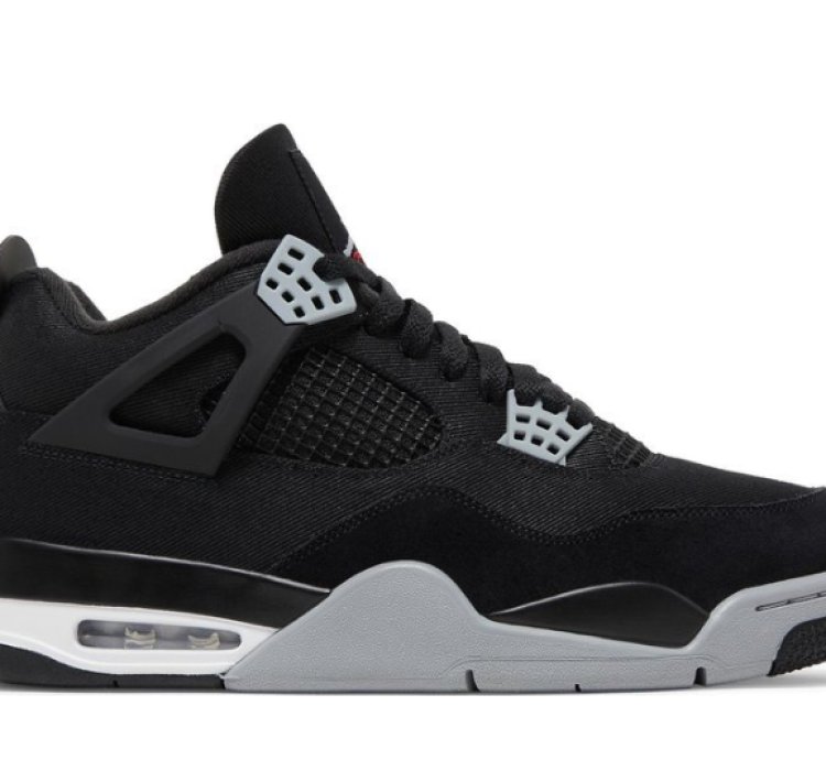 Mens Wmns Air Jordan 4 Retro SE Black Canvas DH7138 006 / DV0553 006