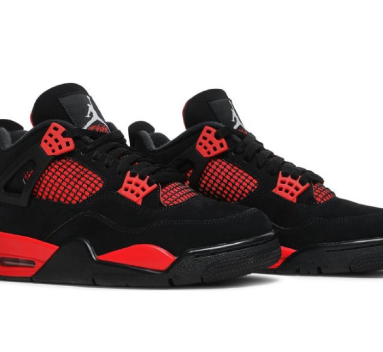 Mens Wmns Air Jordan 4 Retro Red Thunder CT8527 016 / 408452 016