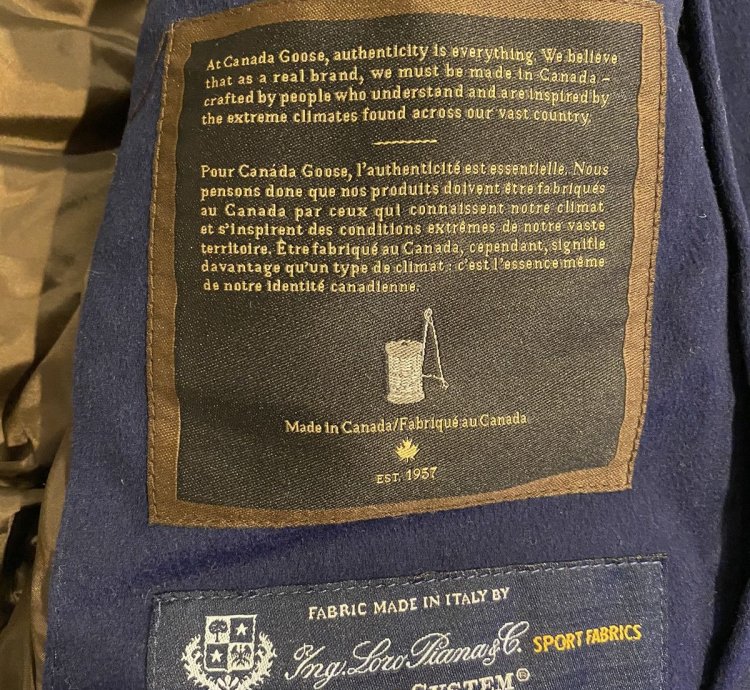Exclusive Canada Goose Loro Piana Wool Parka