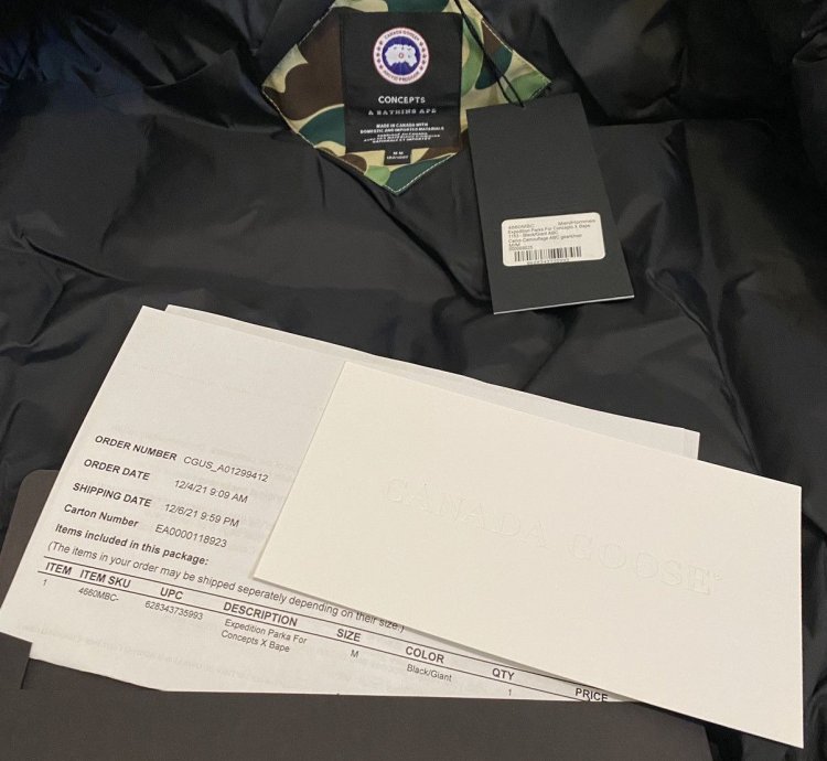 Expedition jacket - Canada Goose Concepts Bape
