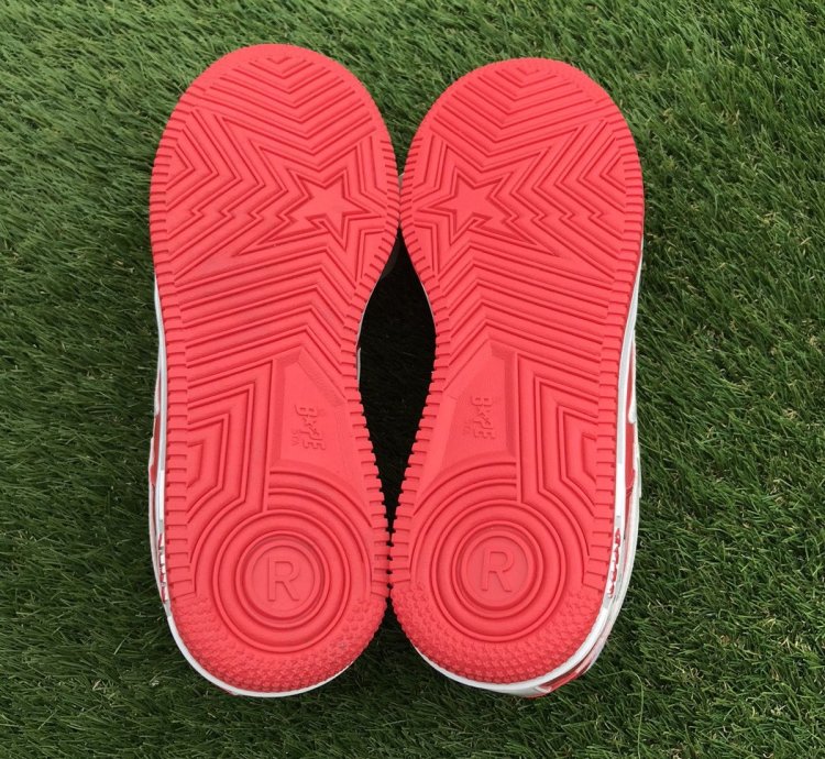 BAPE gostbusters Red patent leather