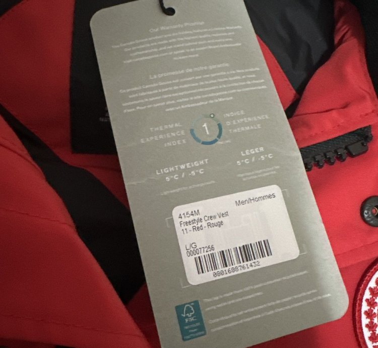 Freestyle Crew Vest Red