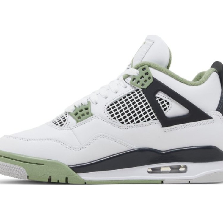 Mens Wmns Air Jordan 4 Retro Seafoam AQ9129 103