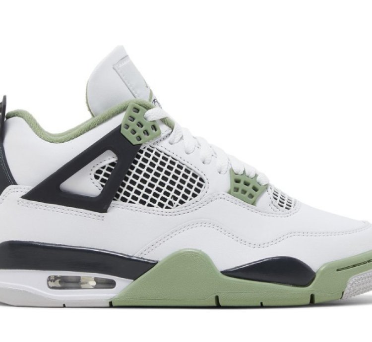 Mens Wmns Air Jordan 4 Retro Seafoam AQ9129 103