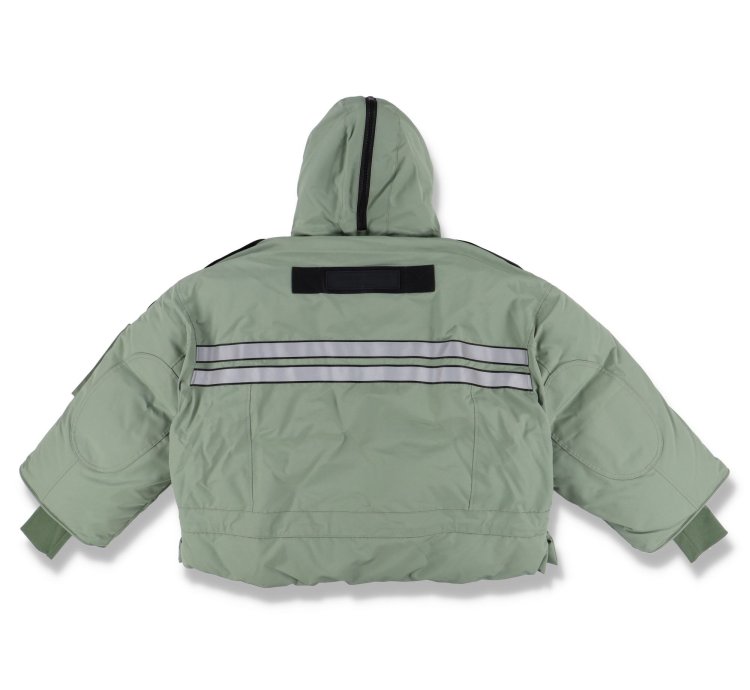 Green Snow Mantra Cropped Jacket