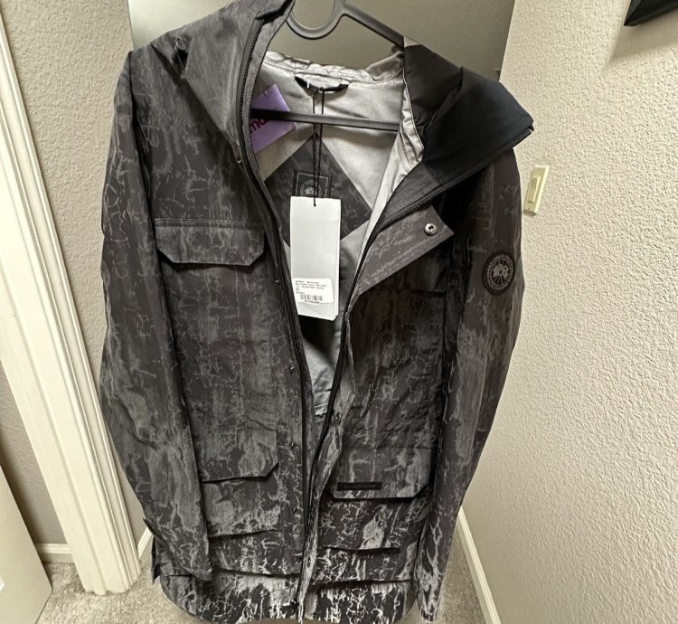 Harbour Jacket Birchbark Black Reflective RARE BNWT