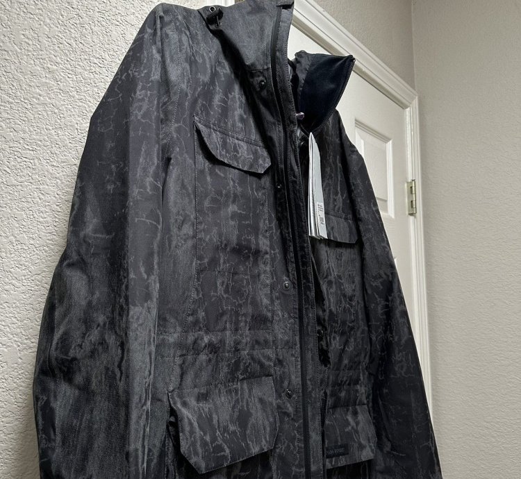 Harbour Jacket Birchbark Black Reflective RARE BNWT