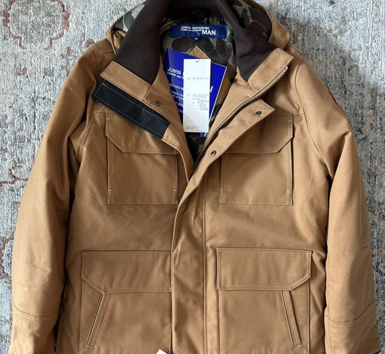Junya Watanabe MAN Canada Goose Hooded Padded Parka XL