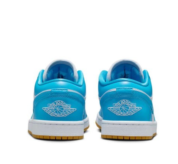 Mens Wmns Air Jordan 1 Low Dark Powder Blue Gum DC0774-104