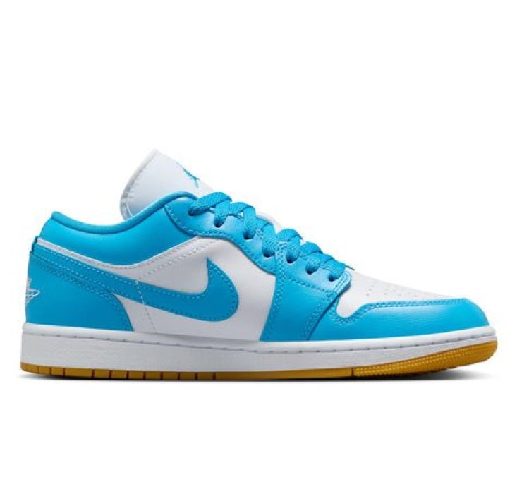 Mens Wmns Air Jordan 1 Low Dark Powder Blue Gum DC0774-104