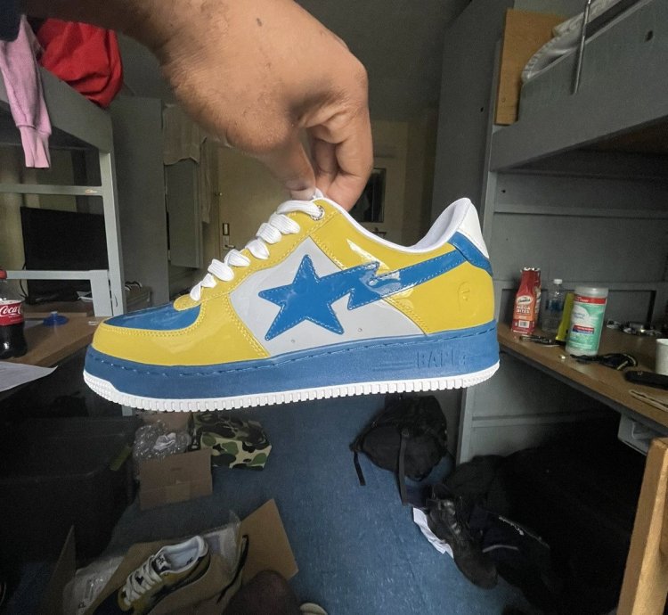 BAPE LOW TOP SNEAKERS