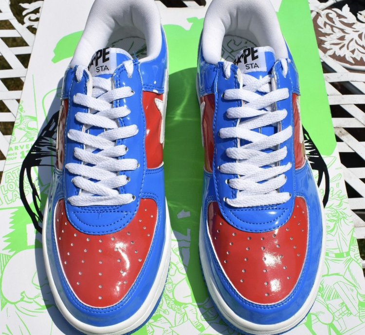 Bape Marvel Captain America Bapesta 2005
