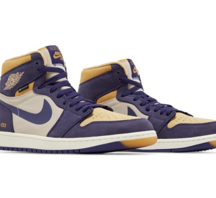 Mens Wmns Air Jordan 1 High Element GORE-TEX Sky J Purple DB2889 501