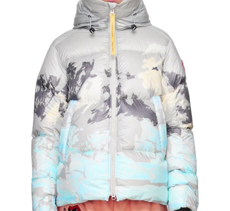 KIDSUPER Grey Canada Goose NBA Edition Crofton Down