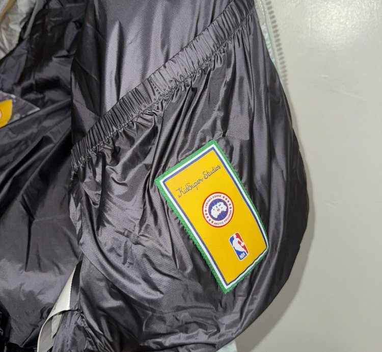 KIDSUPER Grey Canada Goose NBA Edition Crofton Down