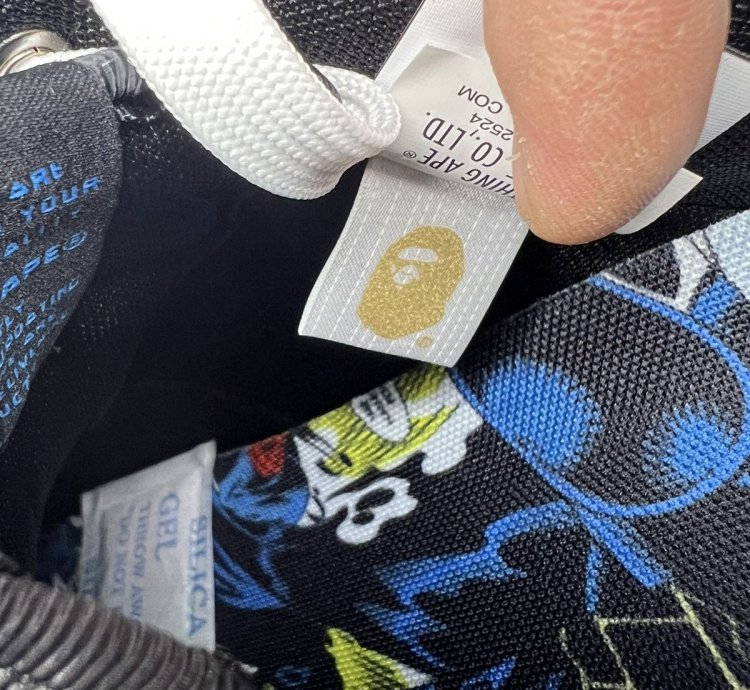 Bape Marvel Comics Venom Blue Black Bapesta