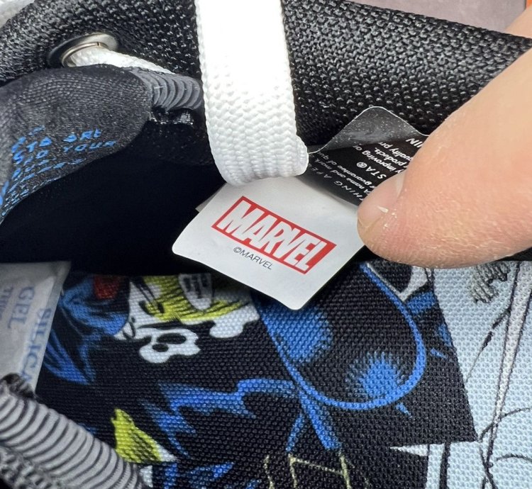 Bape Marvel Comics Venom Blue Black Bapesta