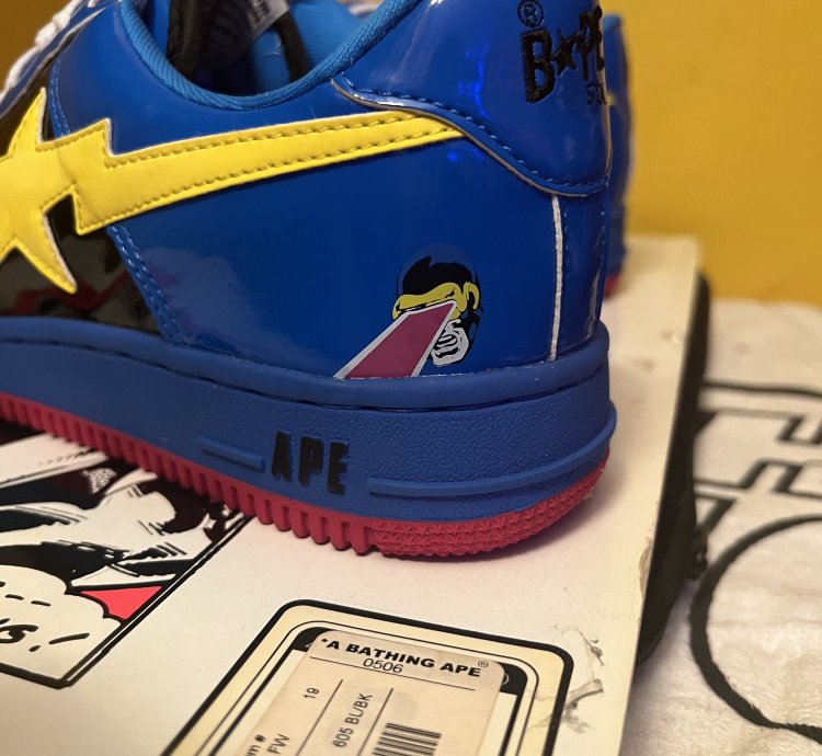 Bape Marvel Cyclops Bapesta