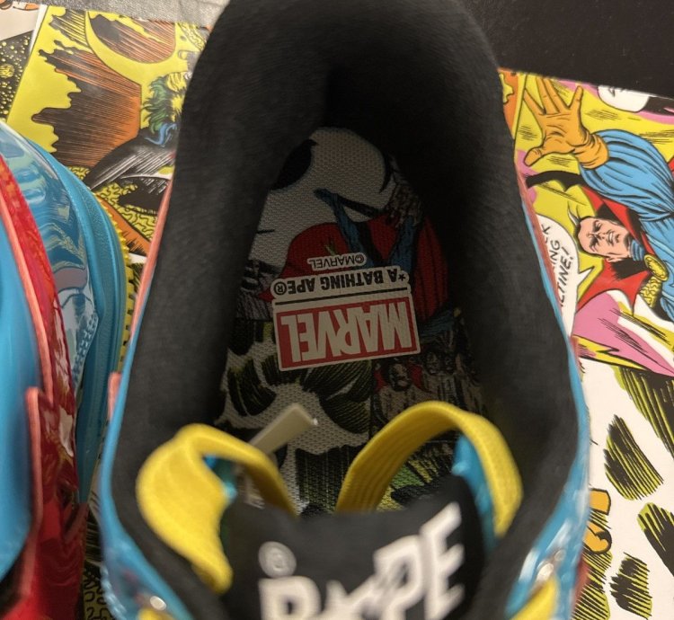 Bape Marvel Dr Strange Bapesta