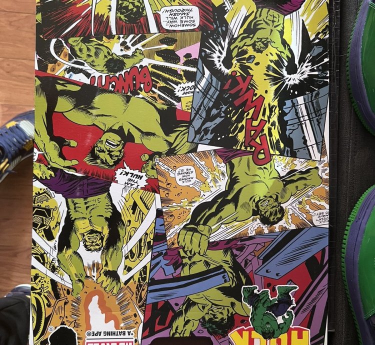 Bape Marvel Hulk Bapesta