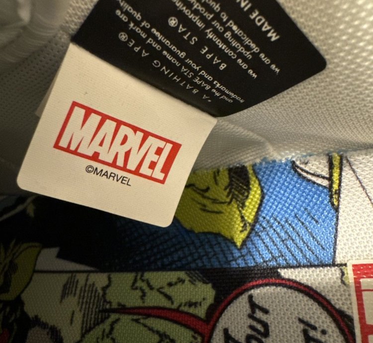 Bape Marvel Rocket Raccoon Bapesta