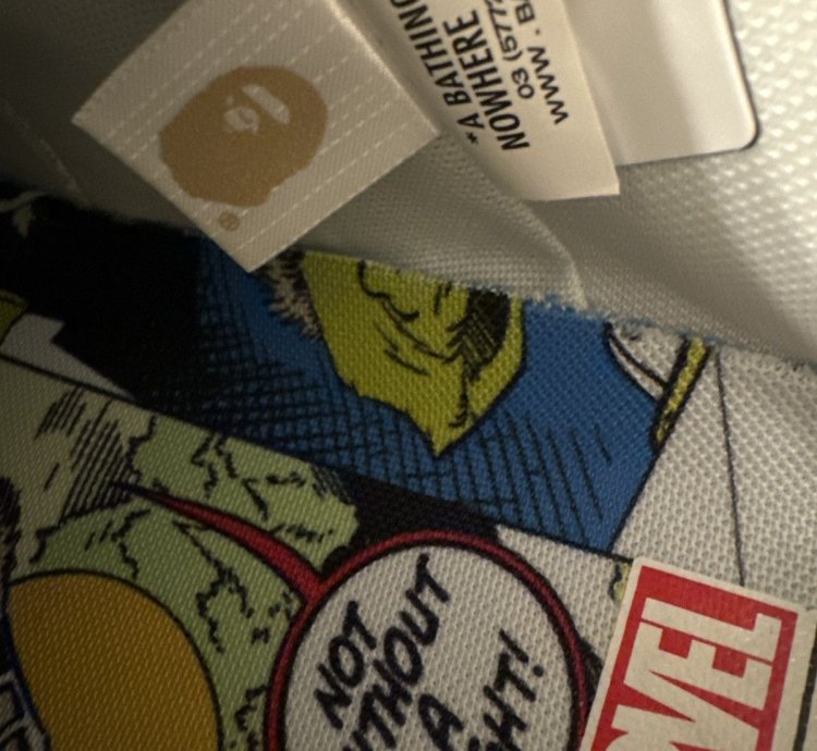 Bape Marvel Rocket Raccoon Bapesta