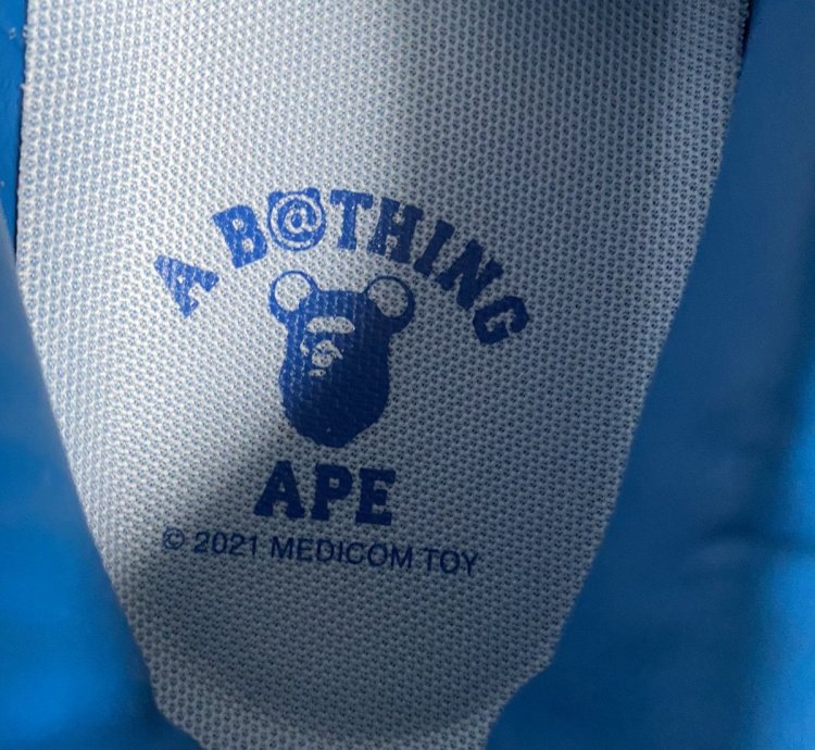 Bape Medicom Toy Bearbrick Blue Camo Bape Sta Low Size 12