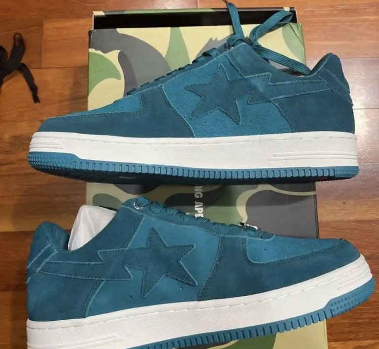 Bape Mint Green Sta 3 M1 Sneakers
