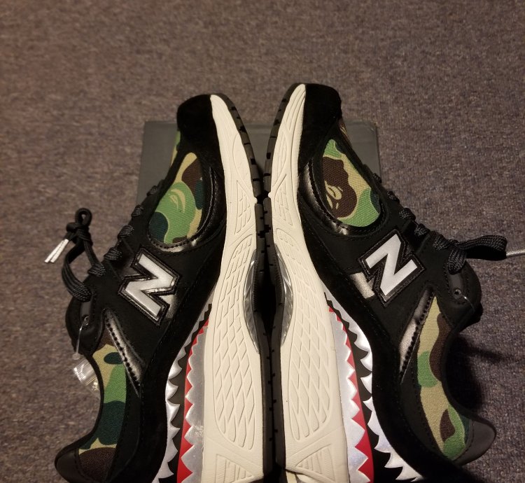 Bape New Balance 2002r Black Camo