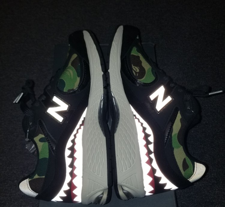 Bape New Balance 2002r Black Camo