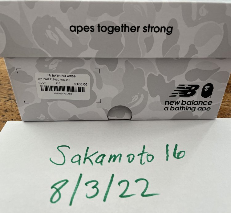 Bape New Balance 57 40 Sneakers Multi Size 11