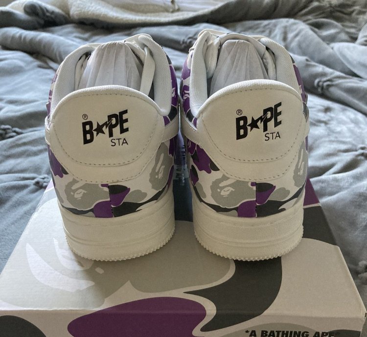 Bape nyc exclusive soho 18th anniversary bapesta