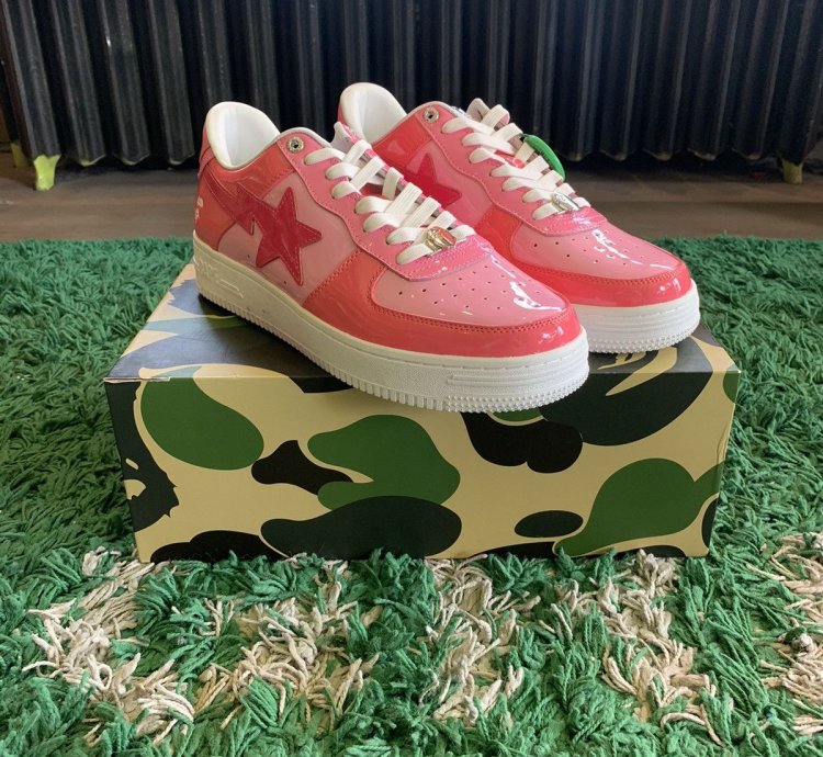 Bape Pink Bapestas