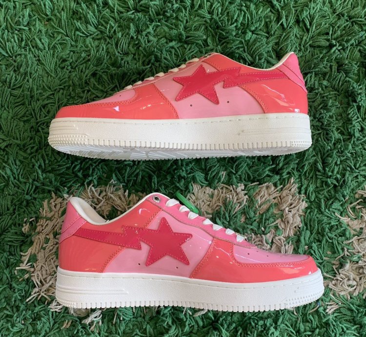Bape Pink Bapestas