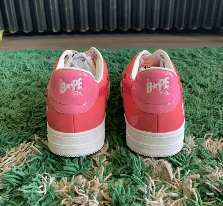 Bape Pink Bapestas