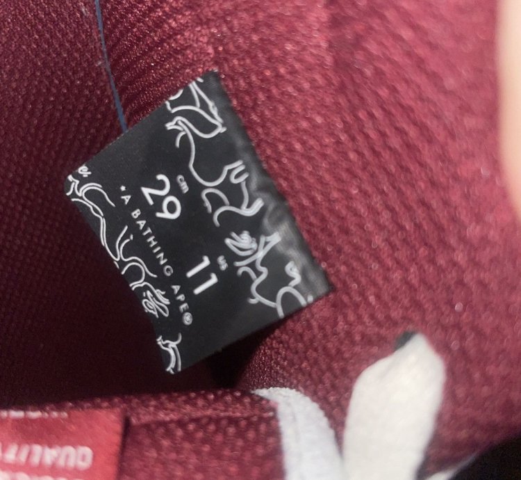 Bape Red Sk8 Sta Sneakers