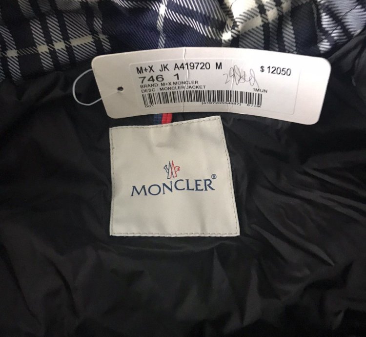 Moncler down jacket size 1 brand new