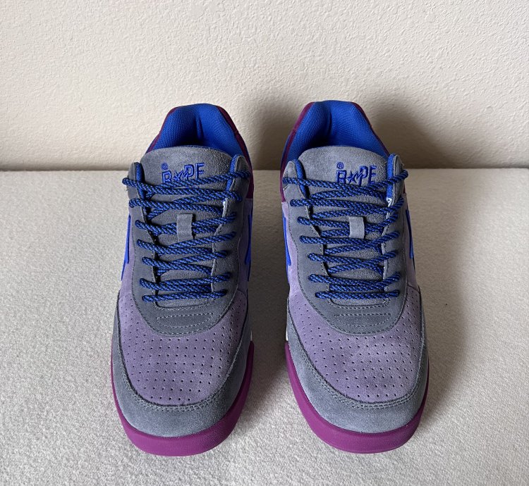Bape Road Sta M2 Sneakers in Purple Blue