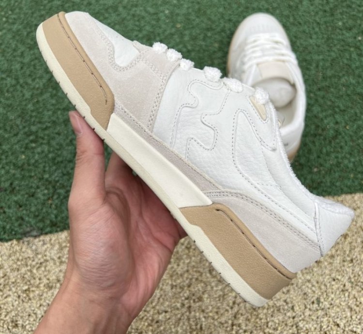 FENDl Match White Suede Low-Tops 'White'
