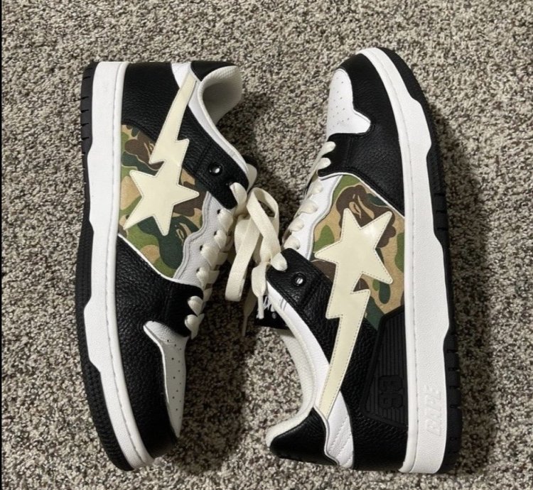 Bape Sk8 Camo Sneakers