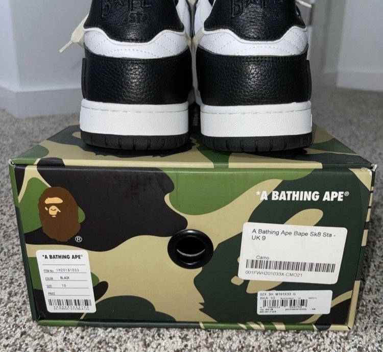 Bape Sk8 Camo Sneakers