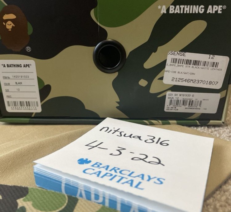BAPE SK8 STA