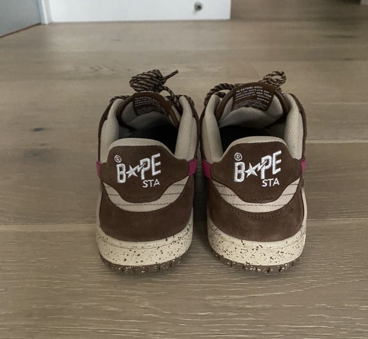 BAPE SK8 STA - BROWN PINK