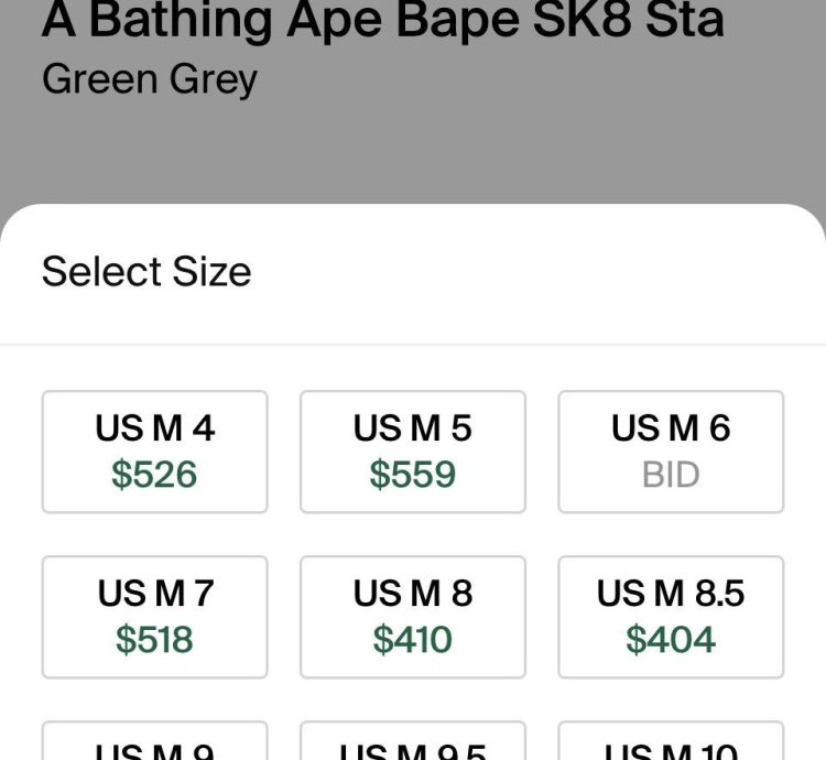 BAPE SK8 STA 1