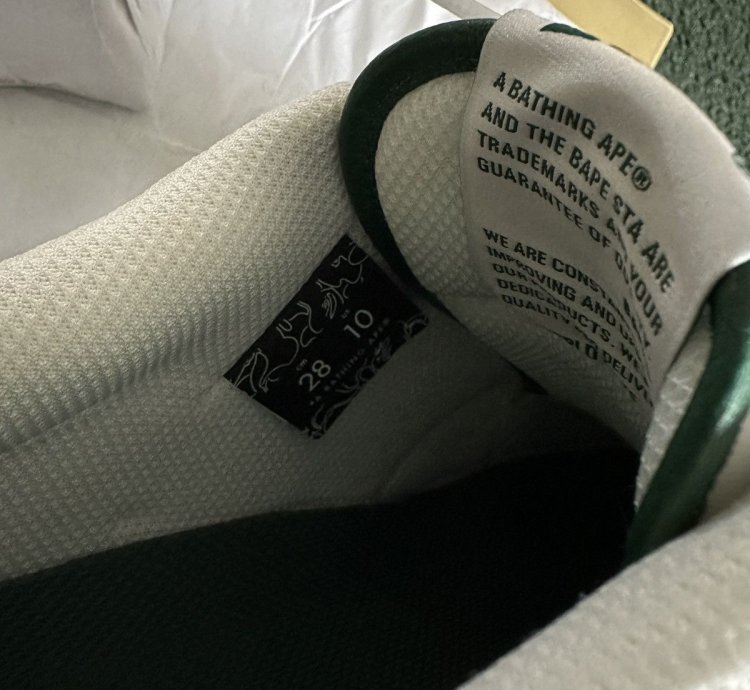 BAPE SK8 STA 1 Sneakers Green and Black
