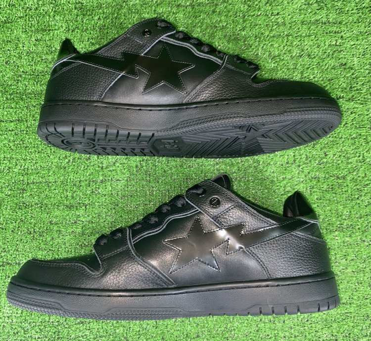 BAPE SK8 STA 3 BLACK SIZE 13