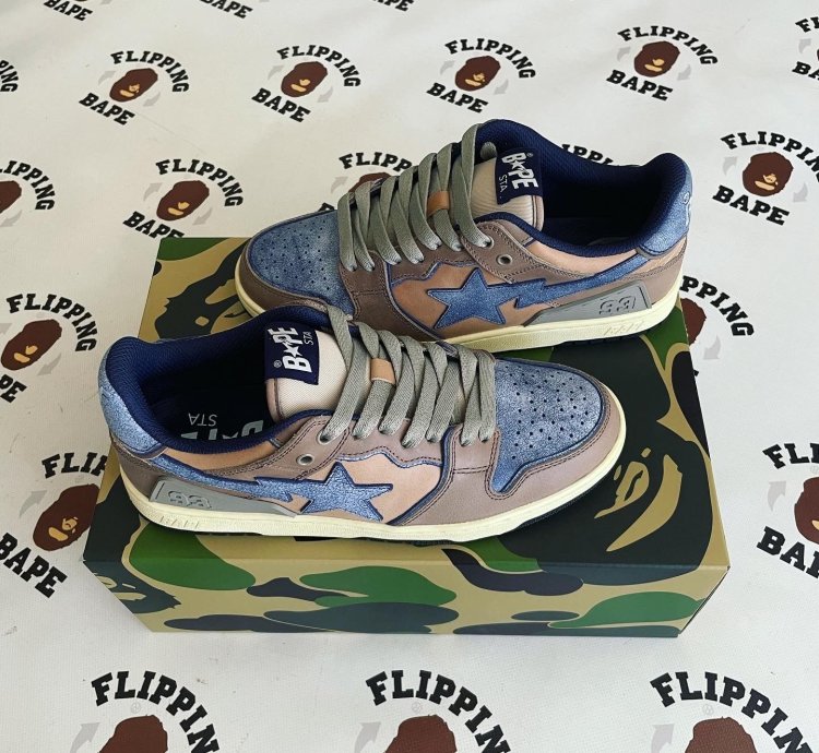 BAPE SK8 STA 3 NAVY