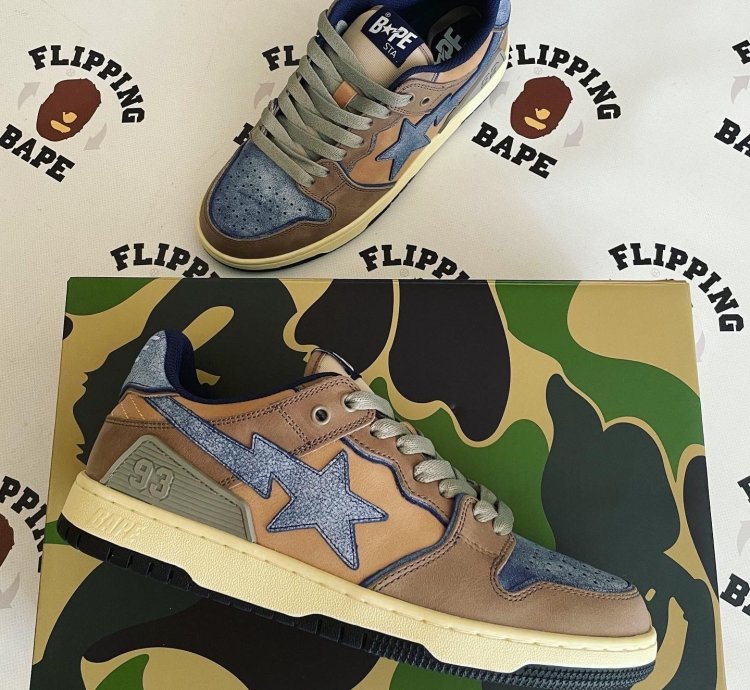 BAPE SK8 STA 3 NAVY